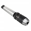 Uxcell Keyless Drill Chuck Mt4 Morse Taper Mount Adjustable 1 32 -1 2 1mm-13mm 3-jaw For Lathes Milling Drilling Machine