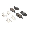 Rear Disc Brake Pads For Mazda 6 2006 2013 Ceramic Low Dust With Mechanical Wear Sensor Shims And Clips 