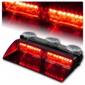 Xtauto Led Emergency Warning Light 16 High Intensity Windshield Hazard Flashing Strobe Law Enforcement Interior Roof Dash Lamp 