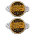 Version 2 Pack 16401-31520 Radiator Cap Replace 16401-31650 16401-31480 16401-46610 Fit For Toyota 2000-2005 Echo