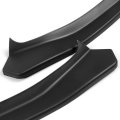 Auto Dynasty 3pcs Matte Black Front Bumper Lip Splitter Chin Compatible With Mercedes C-class W205 19-20