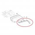 Topteng 63128384487 63128384486 Upper Headlight Cover Strip Left Right For Bmw 3 E46 98-01