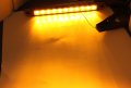 2 Sparkling Amber Led 17 Identification Light Bar Emergency Turn Signal For Truck Trailer Rv