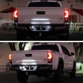 Vipmotoz Full Led License Plate Light For 2016-2023 Toyota Tacoma 2014-2021 Tundra Pickup Truck 6000k Diamond White 2-pieces