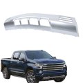 Lower Front Bumper Valance Skid Plate Matte Chrome Replacement For Silverado 1500 2022-2023 