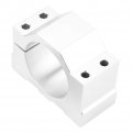 Hilitand Aluminum Cnc Spindle Motor Mount Bracket Clamp With Screws 52mm Diameter Silver