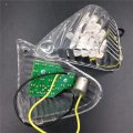 Httmt Mt196a- Clear Led Signal Tail Light Cover Fit Compatible With 07 08 09 Suzuk Gsxr Gsx-r1000 600 750