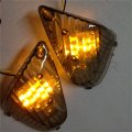 Httmt Mt196a- Clear Led Signal Tail Light Cover Fit Compatible With 07 08 09 Suzuk Gsxr Gsx-r1000 600 750