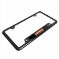 Ipick Image Compatible With Hemi Powered Black Insert 50 States Stainless Steel License Plate Frame