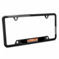Ipick Image Compatible With Hemi Powered Black Insert 50 States Stainless Steel License Plate Frame
