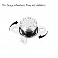 Uxcell Ksd301 Thermostat 80a C 176a F Normally Open N O Adjust Snap Disc Temperature Switch For Microwave Oven Coffee Maker