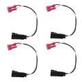 4pcs Speaker Wiring Harness Replacement Fit For G M C S-15 1994-1997 Suburban 2003-2006 Hhr 2006-2011 New Version 