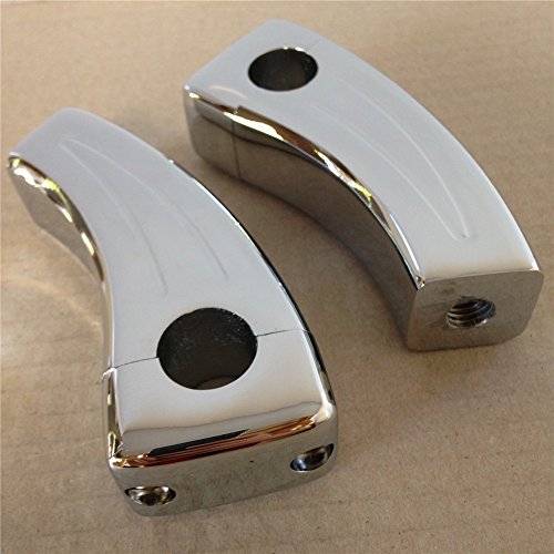 Hk Moto Chrome Handlebar Risers for Kawasaki Vulcan 800 900 1500 1600