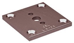 D695du Duranodic Bronze 2 In X Partition Post Blank Base Aluminum With Screws Included