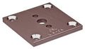 D695du Duranodic Bronze 2 In X Partition Post Blank Base Aluminum With Screws Included 