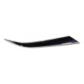 Front Bumper Cover Molding For Hyundai Santa Fe 2019 2020 Passenger Side Upper Abs Plastic Dark Satin Chrome Replaces Hy1047115 