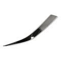 Front Bumper Cover Molding For Hyundai Santa Fe 2019 2020 Passenger Side Upper Abs Plastic Dark Satin Chrome Replaces Hy1047115
