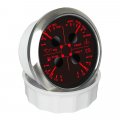 Eling 85mm Auto Motorcycle 4in1 Multi-function Gauge Oil Pressure 0-150psi Water Temperature 100-250a Fuel Level Voltmeter 12v