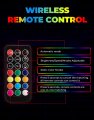 Kemimoto 2pc 4ft Led Whip Lights With Mounts For Utvs Sxs Offroad Bluetooth-compatible Waterproof Light Whip Compatible Polaris