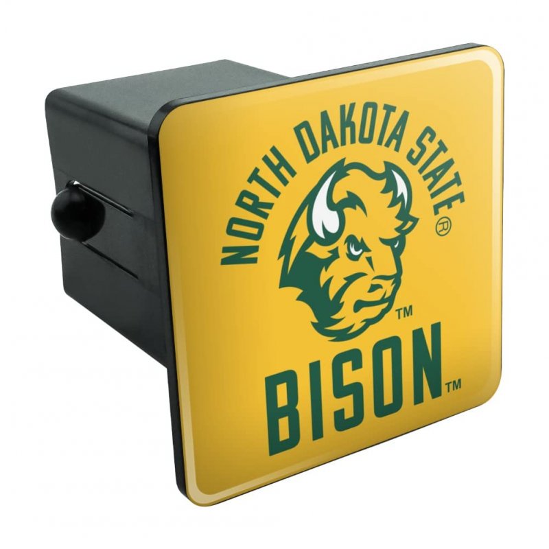 Bison Plug In North Dakota State Bison Secondary Tow Trailer Hitch Cover Plug Insert