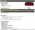 3rd Third Brake Light Lens Compatible With 2003-2014 Ford E-250 Molded Headliner