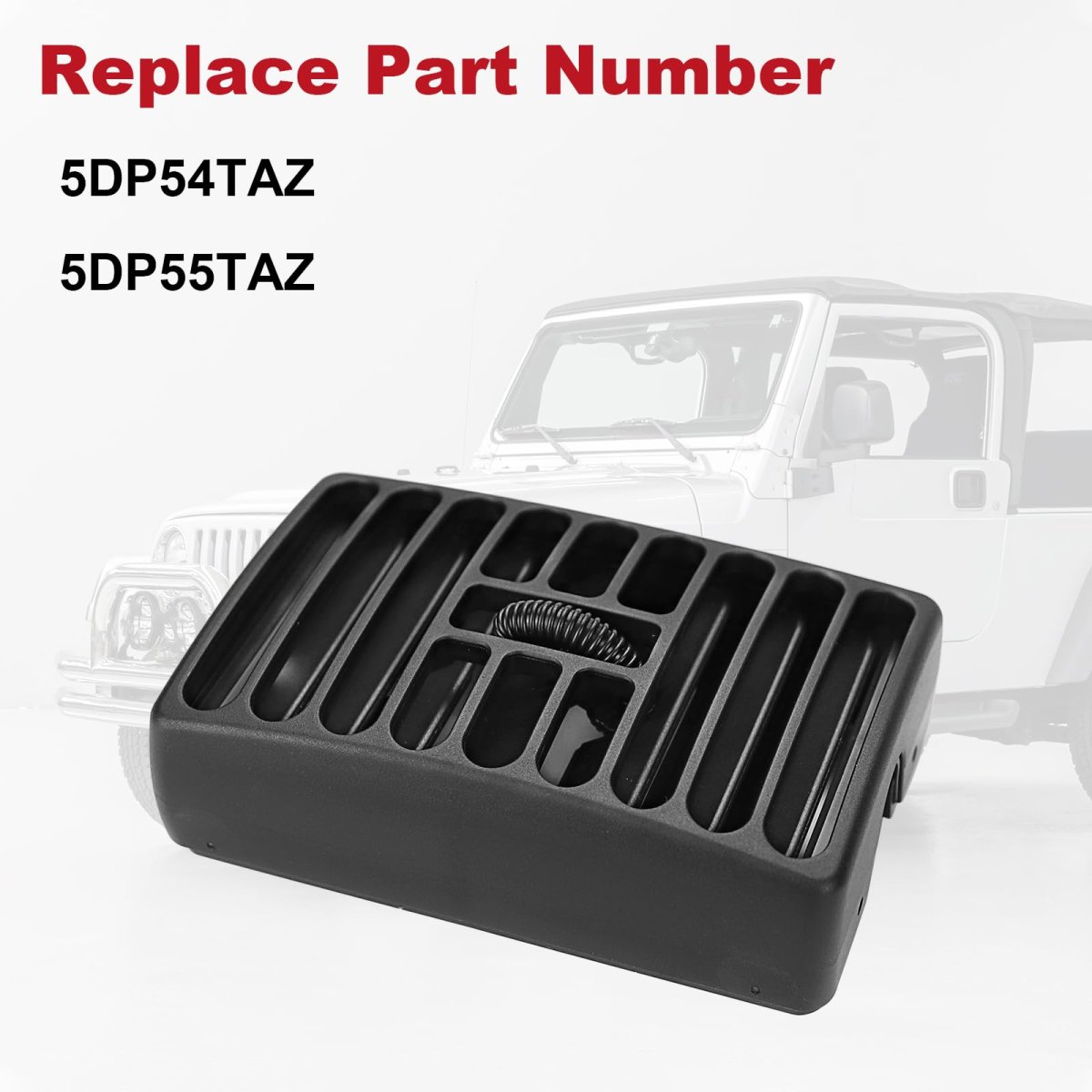 Pair Front Side Console Dash Air Vent Louver For Jeep Wrangler Tj 1997 2006 And Cherokee Xj 2001 Replace 5dp54taz 5dp55taz Ac