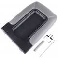 Grey Center Console Cover Armrest Lid For Cadillac Escalade Chevrolet Silverado 1500 Tahoe Suburban And Gmc Sierra Yukon Pu 