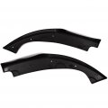Ocpty 2pcs Plastic Car Rear Bumper Canard Splitter Diffuser Valence Lower Spoiler Lip Fit For 2016-2019 Honda Civic 4 Door