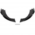 Ocpty 2pcs Plastic Car Rear Bumper Canard Splitter Diffuser Valence Lower Spoiler Lip Fit For 2016-2019 Honda Civic 4 Door