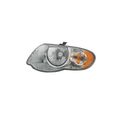 Left Headlight Assembly For 2005 To 2007 Chrysler Town And Country Driver Side Halogen Lamp With Clear Lens Part Number 