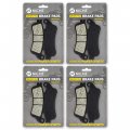 Niche Brake Pad Set For Honda Goldwing F6b 1800 06435-mca-026 Rear Organic 4 Pack