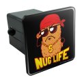 Nug Life Chicken Nugget Funny Humor Tow Trailer Hitch Cover Plug Insert For 2 In Receivers Black Abs Plastic With Uv Resistant