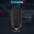 X Autohaux 3 Button Replacement Key Fob Caseless Entry Remote Key Shell For Fiat 500 2007-2020 500x 500l