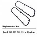 Waltyotur Steel Core Valve Cover Gaskets Replacement For Ford 260 289 302 347 351w Engine