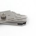 Welding Fillet Gage 7pieces Inch Metricset Mg-11 Test Ulnar Inspection Gauge