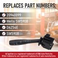 Turn Signal And Headlamp Dimmer Switch Blinker Lever Replaces D6254e 20940099 Sw5908 Compatible With Chevy Pontiac Saturn