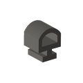 Bulb Type Glazing Gasket For Interior And Exterior 40 Ft Long 70 Durometer Epdm Rubber Black Gg473-40 