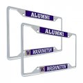University Of Washington Metal License Plate Frame For Front Or Back Car Officially Licensed Alumni 2-pack