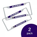 University Of Washington Metal License Plate Frame For Front Or Back Car Officially Licensed Alumni 2-pack