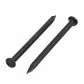 Uxcell Hardware Nails 2-inch Length Carbon Steel Point Tip Wall Cement Nail Black 50pcs