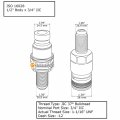 Fridayparts 12 Jic Flat Face Hydraulic Quick Connect Coupler Compatible For Bobcat 7753 773 863 873 963