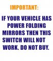 Switchdoctor Window Master Switch For 2011-2021 Jeep Grand Cherokee