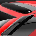 35 Inches Sunroof Top Visor Vent Wind Deflector Rain Guard Dark Smoke