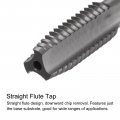 Uxcell Tap Bit Sets M10 X 1 5 H2 Straight Flute Machine Thread Milling 8 5mm M35 Cobalt High Speed Steel Hss-co Twist Drill