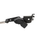 Suspension Ride Height Sensor For Audi Q7 2017 To 2023 Front Driver Side Plastic Black 3 Terminal Replacement 4m0941285d