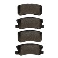 Front Brake Pads For Dodge Avenger Caliber 2008 2009 4000 Hybridynamic Series Mechanical Wear Sensor 4 39 In Width 1 76 Height 