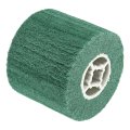 120x100x19mm 600 Grit Non-woven Polishing Burnishing Wheel Nylon Wire Drawing Abrasive Flap For Surface Treatment Stainless 
