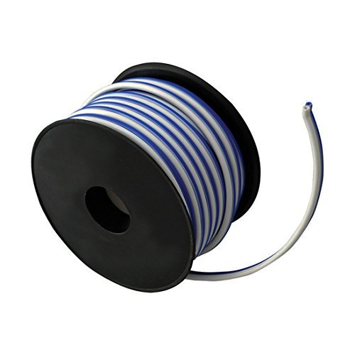 Pyle 50ft 18 Gauge Speaker Wire Waterproof Marine Grade Cable In Spool For Connecting Audio Stereo To Amplifier Surround Sound