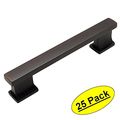 Cosmas 702-4orb Oil Rubbed Bronze Contemporary Cabinet Hardware Handle Pull 4 Hole Centers 25 Pack 
