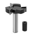Jonmon Cnc Spoilboard Surfacing Router Bit 1 4 Inch Shank Cutting Diameter Slab Flattening Planing Replaceable Blade Carbide 